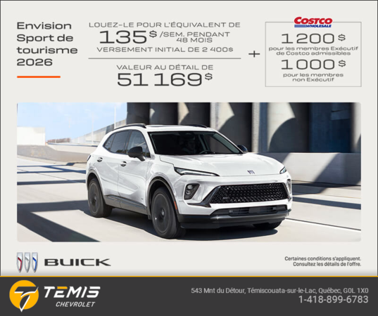 Procurez-vous la Buick Envision 2026