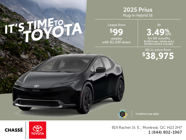 2025 Toyota Prius Plug-In Hybrid