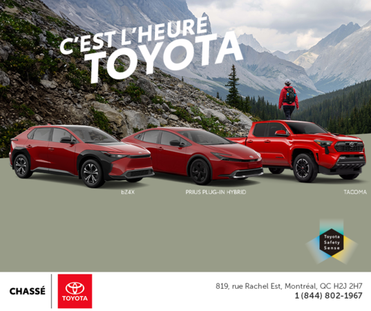 C'est l'heure Toyota!