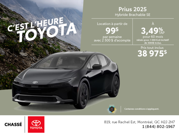 Toyota Prius Plug-In Hybrid 2025