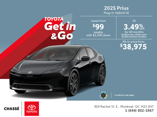 2025 Toyota Prius Plug-In Hybrid
