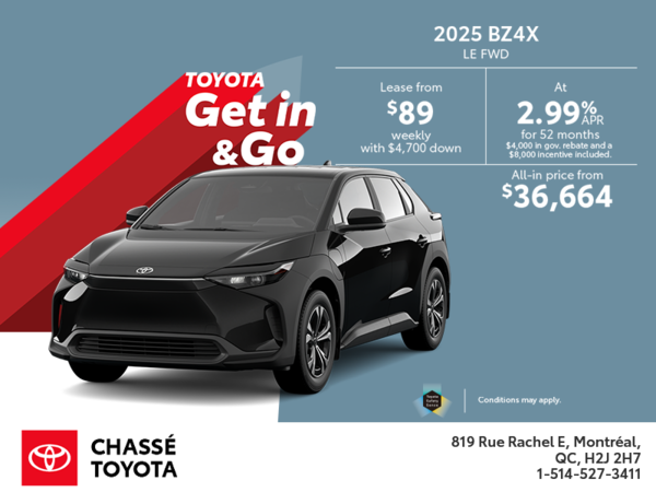 2025 Toyota BZ4X