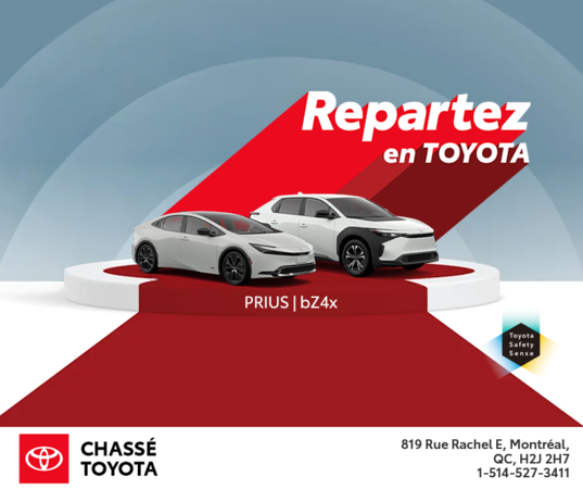 Repartez en Toyota!