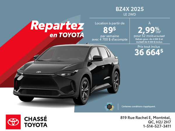 Toyota BZ4X 2025