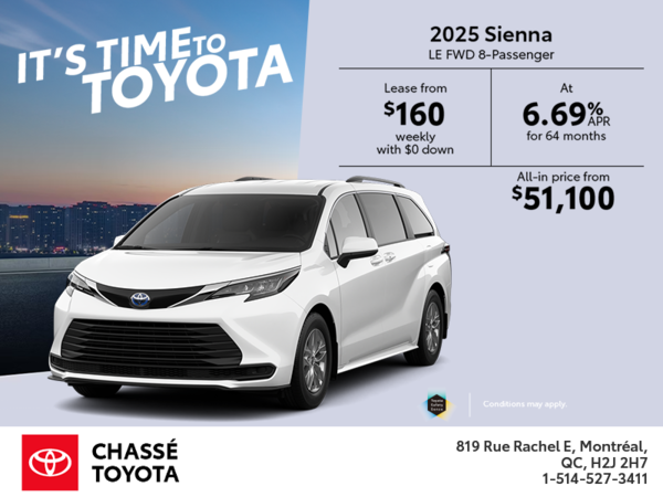 2025 Toyota Sienna Hybrid