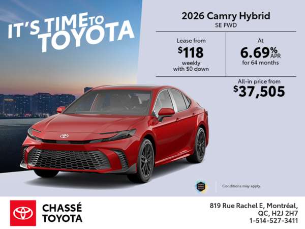 2026 Toyota Camry Hybrid