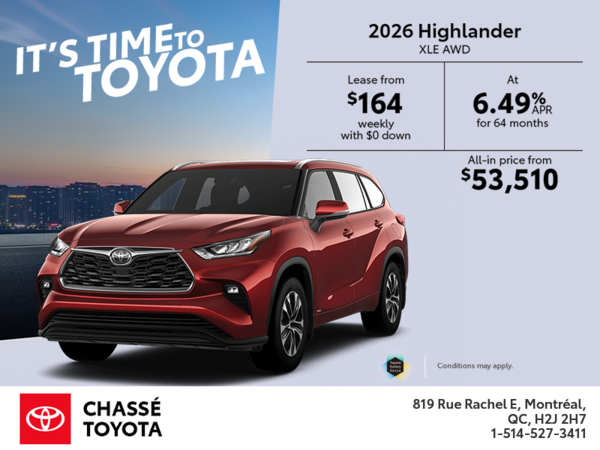 2026 Toyota Highlander