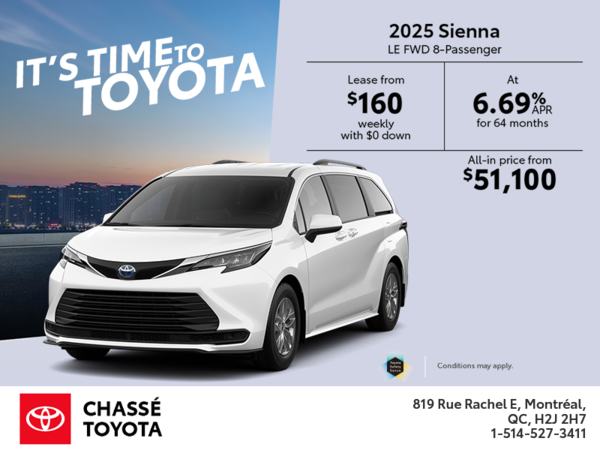 2025 Toyota Sienna Hybrid