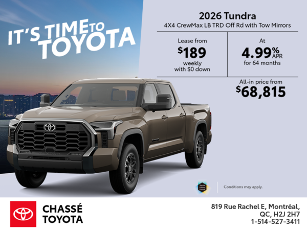 2026 Toyota Tundra