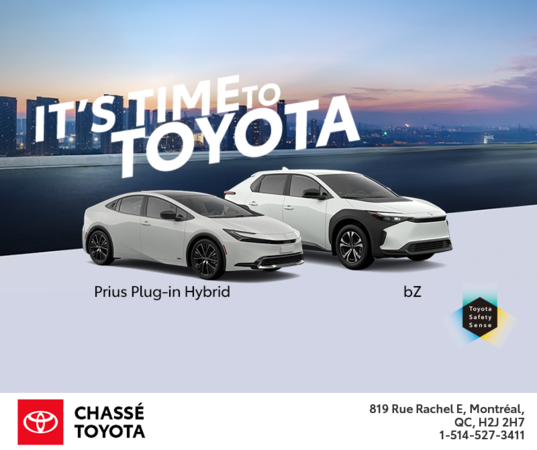 It's time to Toyota!