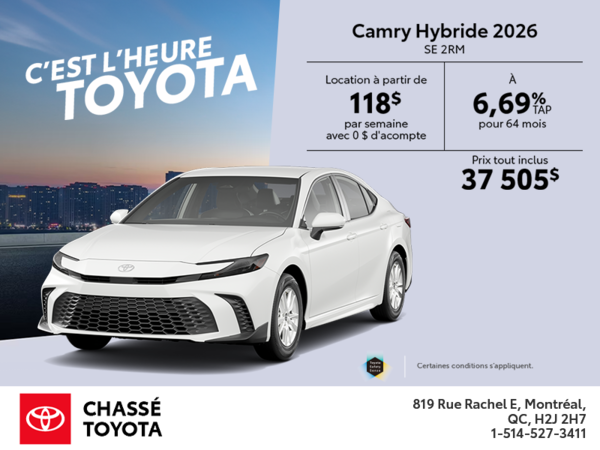 Toyota Camry Hybrid 2026