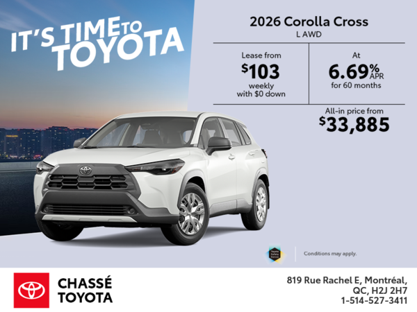 2026 Toyota Corolla Cross