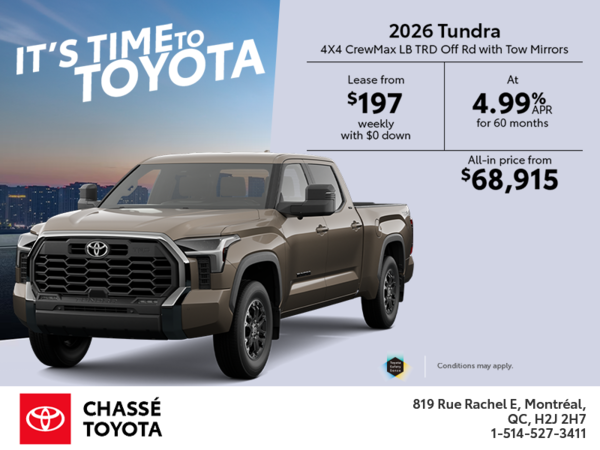 2026 Toyota Tundra