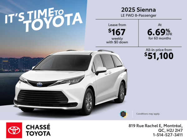 2025 Toyota Sienna Hybrid