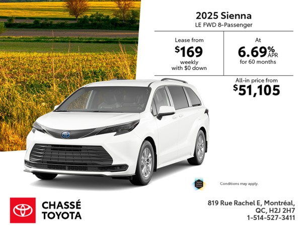 2025 Toyota Sienna Hybrid