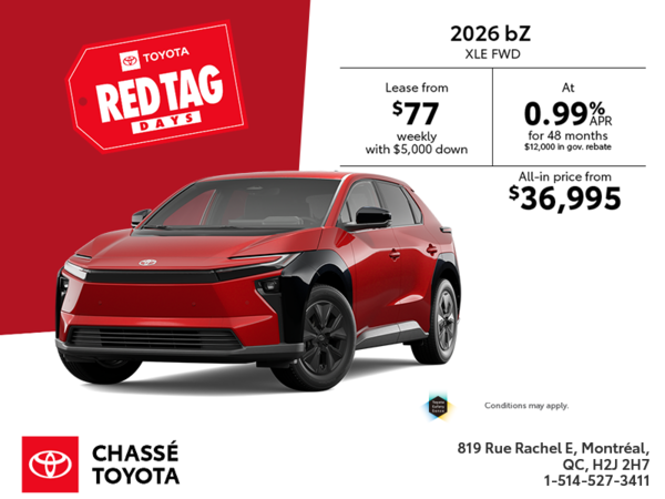 2026 Toyota bZ