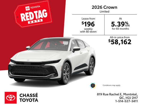 2026 Toyota Crown Limited Hybrid