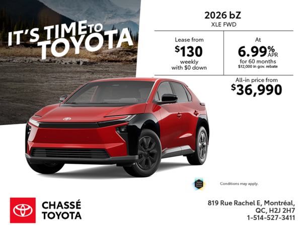 2026 Toyota bZ