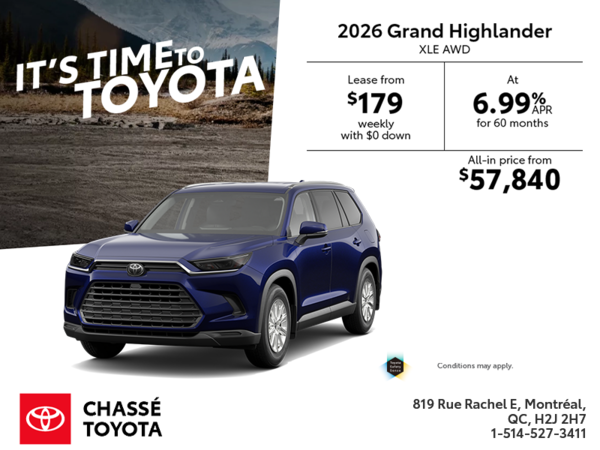 2026 Toyota Grand Highlander