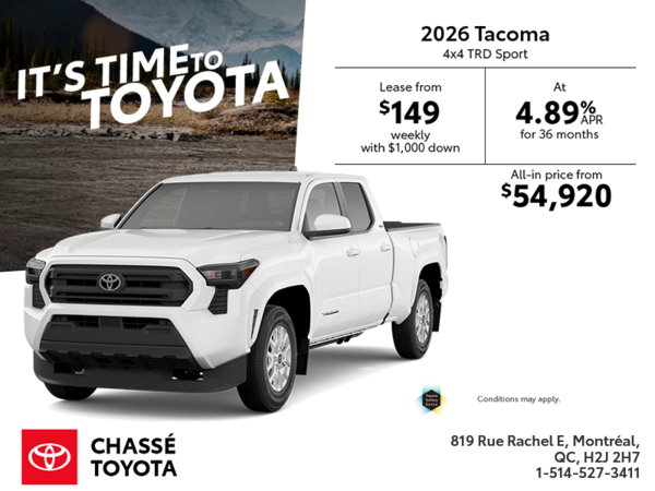 2026 Toyota Tacoma
