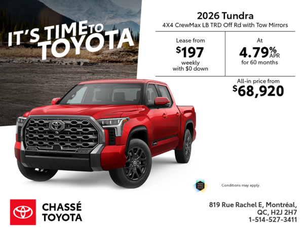 2026 Toyota Tundra