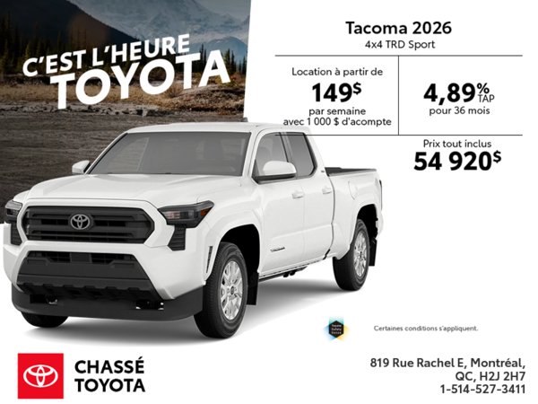 Toyota Tacoma 2026