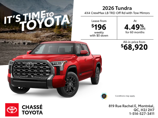 2026 Toyota Tundra