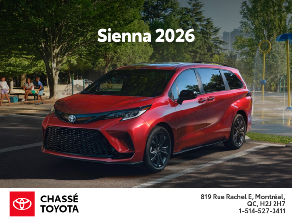 Toyota Sienna Hybrid 2026