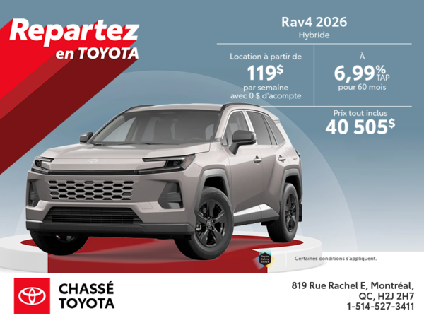 Toyota RAV4 Hybrid 2026