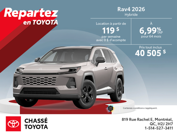 Toyota RAV4 Hybrid 2026