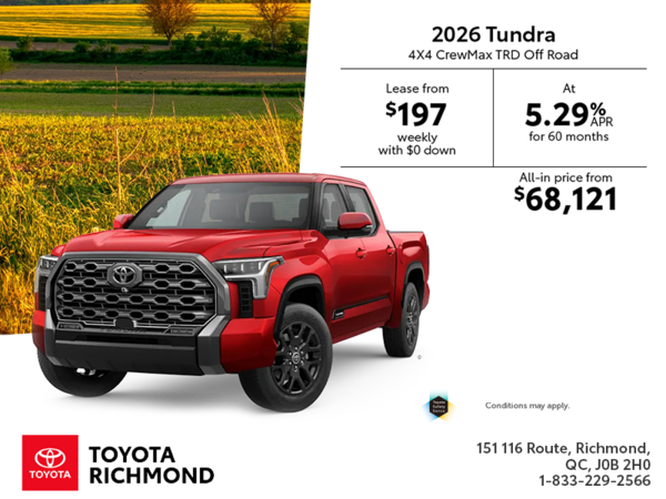 2026 Toyota Tundra