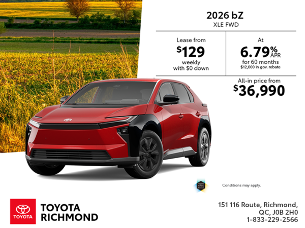2026 Toyota bZ