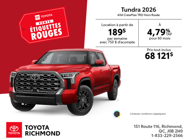 Toyota Tundra 2026