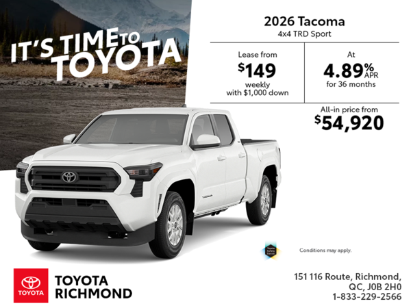 2026 Toyota Tacoma