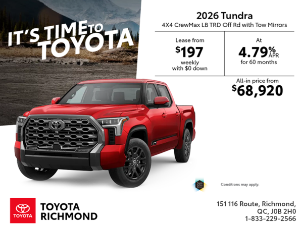 2026 Toyota Tundra