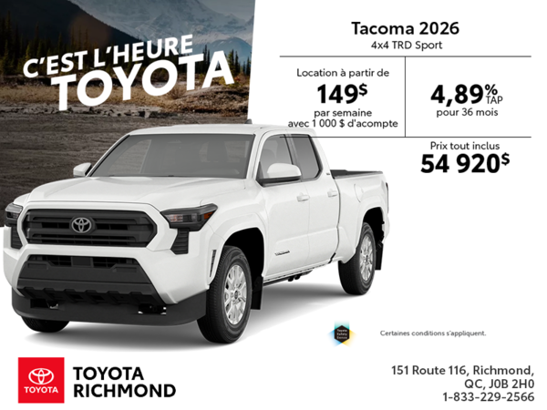 Toyota Tacoma 2026