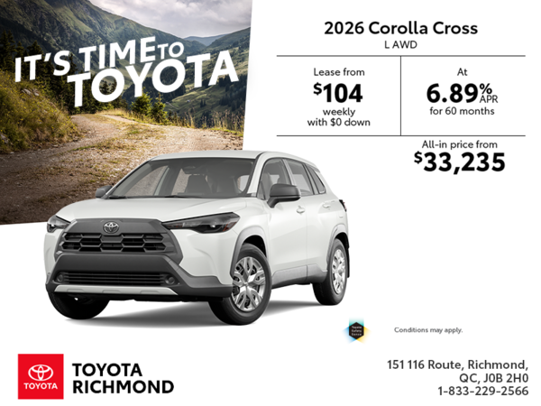 2026 Toyota Corolla Cross