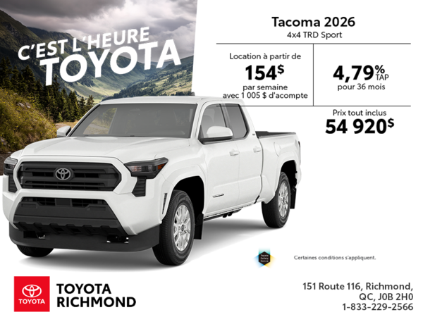 Toyota Tacoma 2026