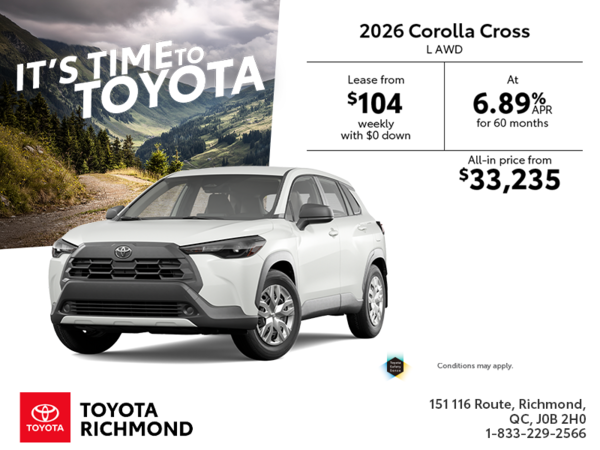 2026 Toyota Corolla Cross