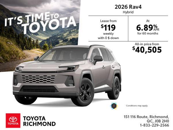 2026 Toyota RAV4 Hybrid