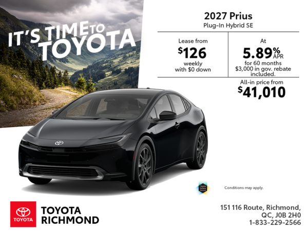 2027 Toyota Prius Plug-In Hybrid