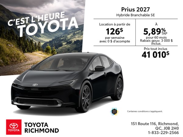 Toyota Prius Plug-In Hybrid 2027
