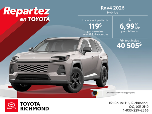 Toyota RAV4 Hybrid 2026