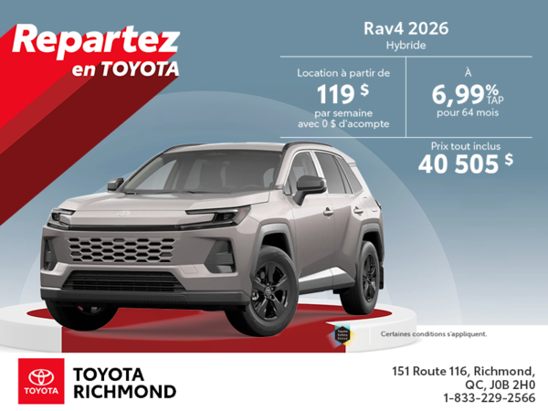 Toyota RAV4 Hybrid 2026