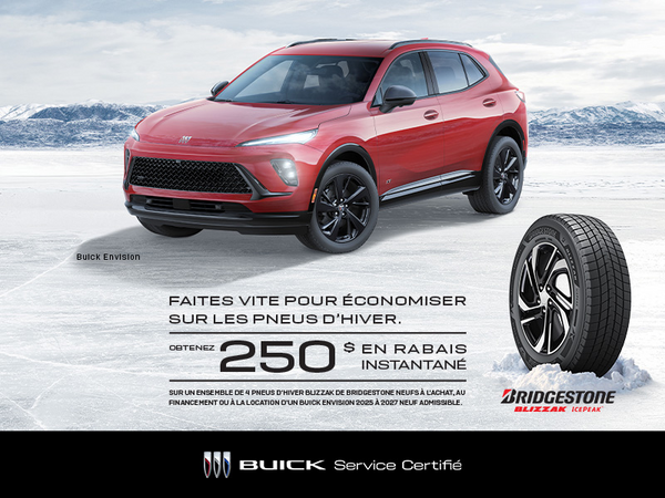 Événement pneus d'hiver Buick