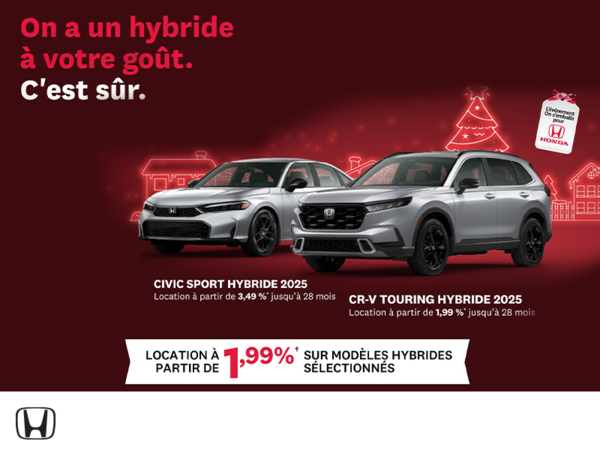 L'événement mensuel Honda !