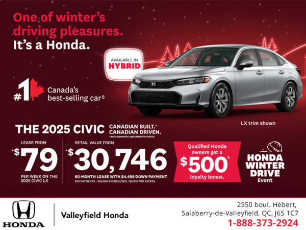 Get the 2025 Honda Civic! 