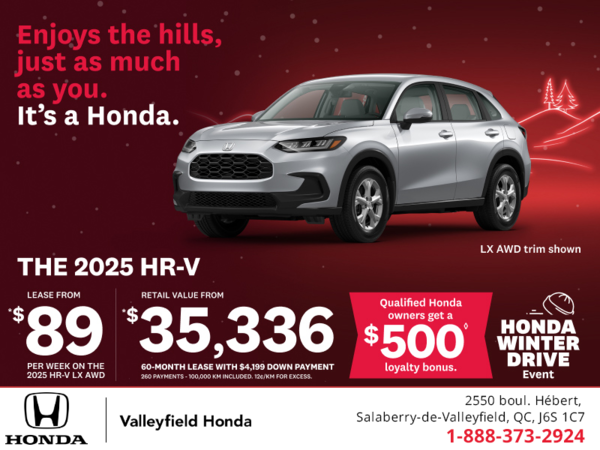 Get the 2025 Honda HR-V!