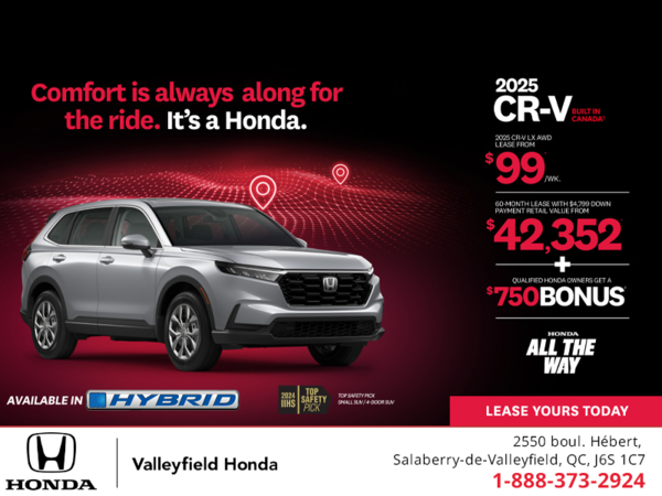 Get the 2025 Honda CR-V! 