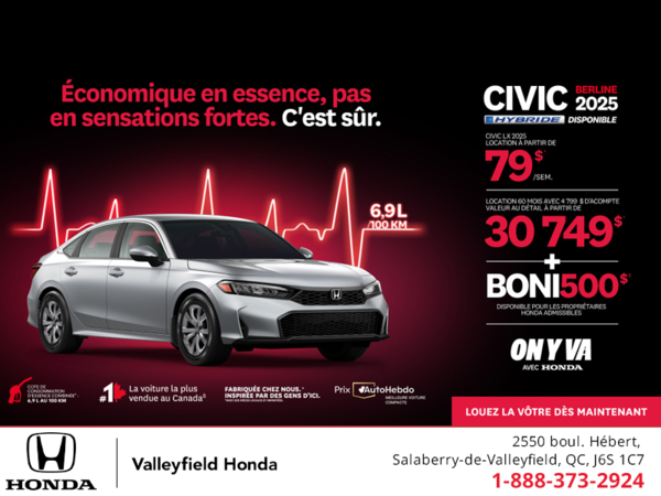 L'événement mensuel Honda !